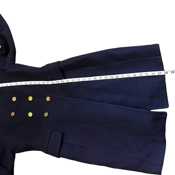 MNG Suit Women's Military Style Double Breasted Trench Coat- Size Small - Picture 11 of 12